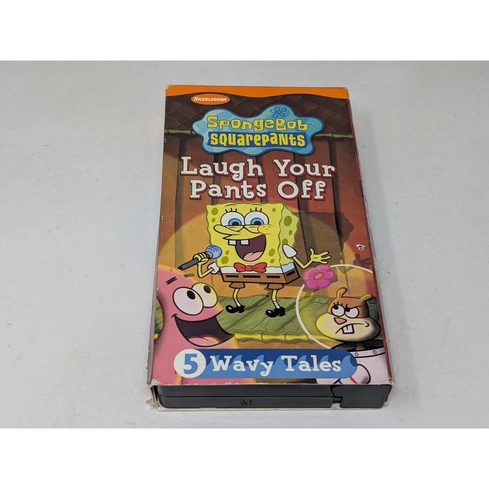 Spongebob Squarepants Laugh Your Pants Off VHS‎ 2003 Nickelodeon Cartoons Kids